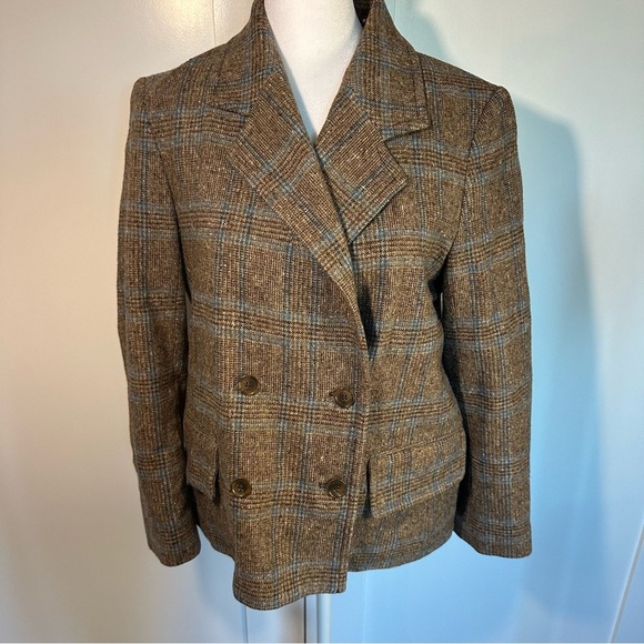 Marc By Marc Jacobs Jackets & Blazers - Marc by Marc Jacobs Brown Tweed Double Breasted Blazer Wool size Medium Women’s